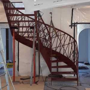 Wangentreppe, skelettiert